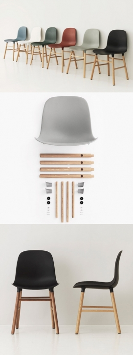 诺曼哥本哈根椅子-丹麦设计师Simon Legald作品-灵感来自整个历史数百个座椅设计