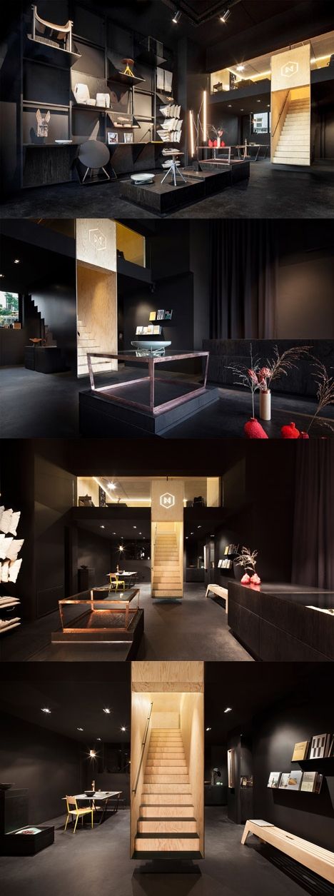 盒状阶梯核心家居用品店空间设计-在德国柏林中心,一个盒装的浮动楼梯,有高高的天花板,以及其原始状态的气氛封面大图