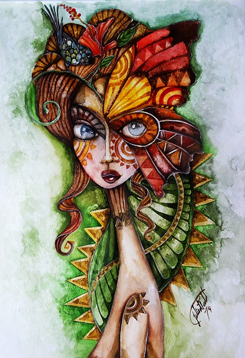 Caribean Illustrations-加勒比地区人物纪实插画图片