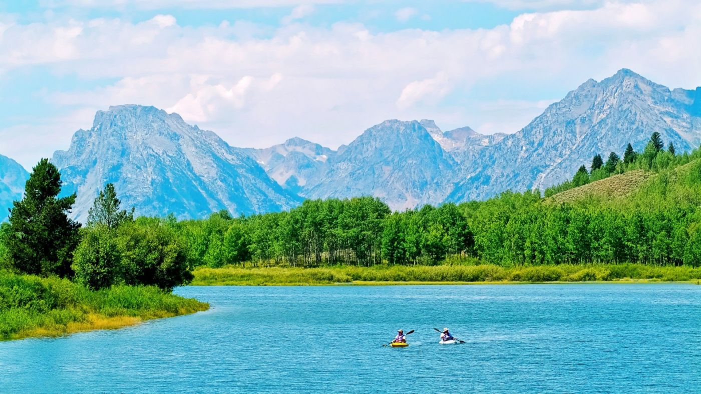 怀俄明州蓝色蛇河图片