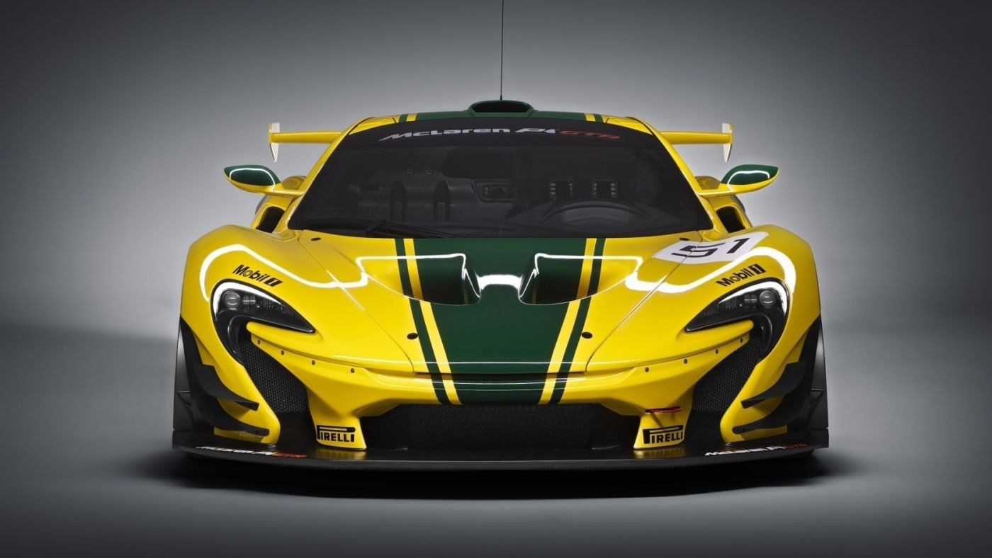 高清晰2015新款迈凯轮F1-GTR-正面前视图壁纸图片