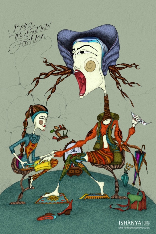 Ishanya家居装饰平面广告设计图片