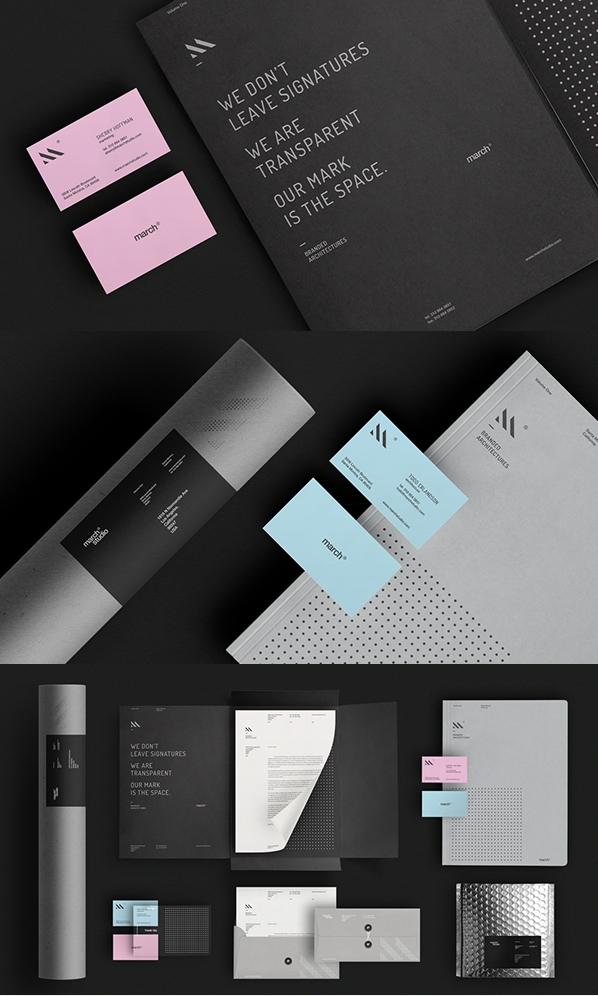 March建筑师品牌宣传册设计图片