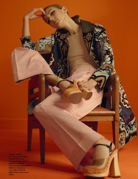 大胆的春天新艺术人像运动-NUMERO杂志人像，展现自由风格