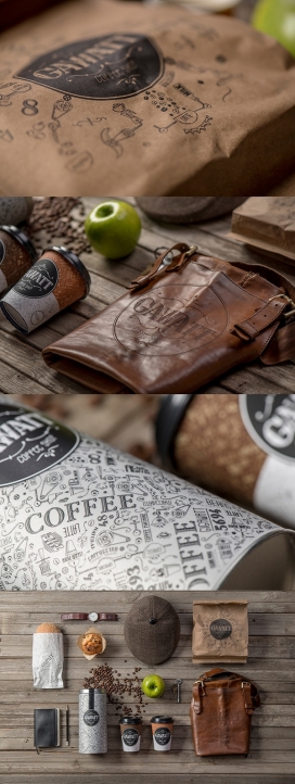 Gawatt外带咖啡馆品牌设计