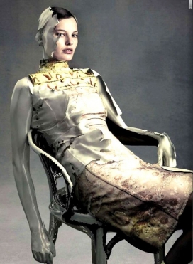 阿曼达・墨菲-VOGUE意大利2015年2月-华丽的遗产,独特艺术的曝光