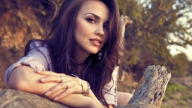 欧洲女郎写真壁纸