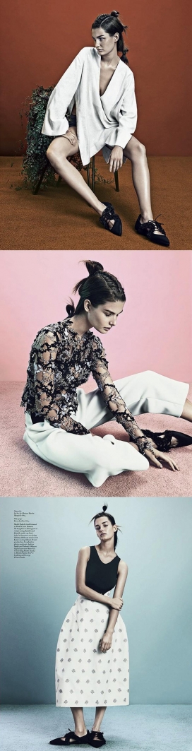 概念丛林-Heroine杂志-华丽的男装风格女装镜头