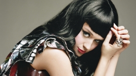 高清晰美国黑发美女凯蒂・佩里（Katy Perry）壁纸下载