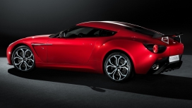 高清晰红色阿斯顿马丁zagato双门轿跑车电脑壁纸下载