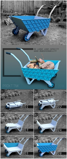 WheelBarrow-手推车，使储存和运输变得更加容易。