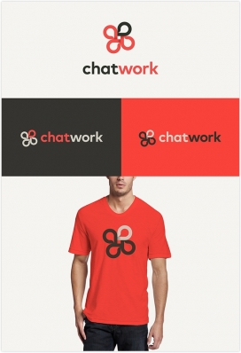 ChatWork品牌设计-ChatWork是一款基于云的协作工具，具有聊天，语音和视频功能，以及任务管理和文件共享