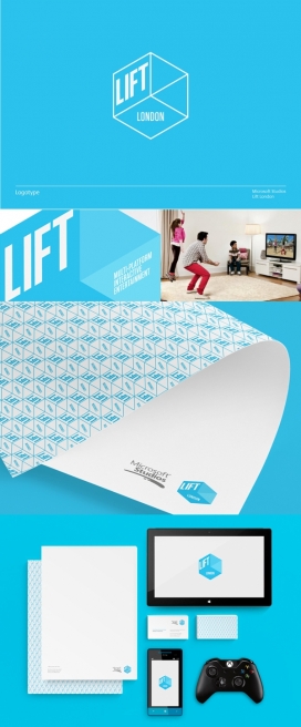 伦敦Lift London云技术多互动娱乐品牌设计