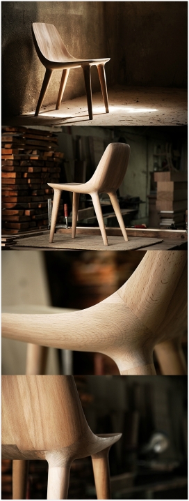 DARYA chair-羚羊椅子设计-灵感来自羚羊