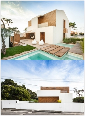 葡萄牙沿海房屋-四四方方的凹槽设置，坐落在葡萄牙，离波尔图只有14英里