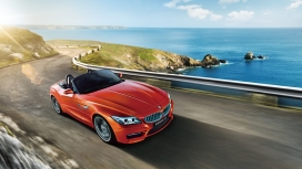 高清晰俯拍2015款宝马z4电脑壁纸图片下载