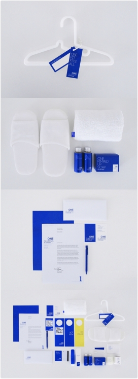 ONE by Outrigger清爽的蓝调品牌设计