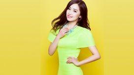 高清晰阚清子简约宽屏壁纸下载