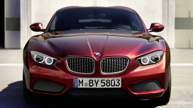 高清晰红色BMW宝马zagato经典双门轿跑车壁纸下载