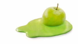 融化的青苹果壁纸