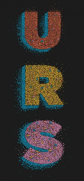 HIGH FRUCTOSE高果糖字母设计