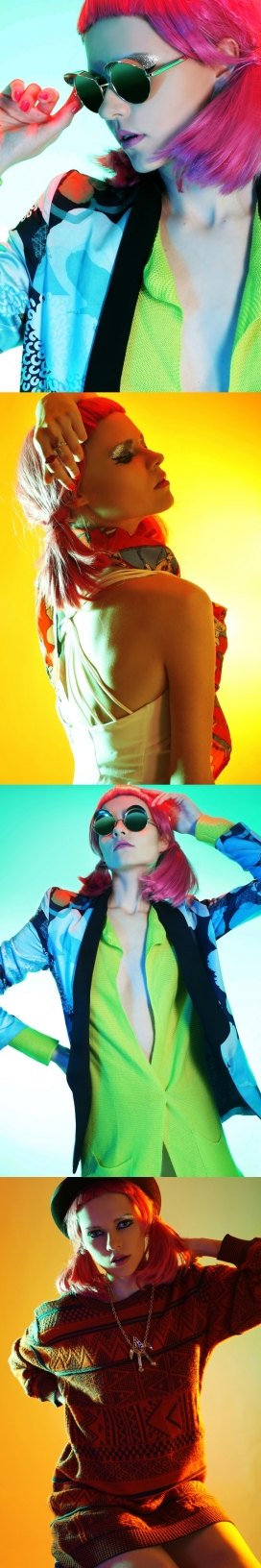 porchlight kicks-色彩发型女郎