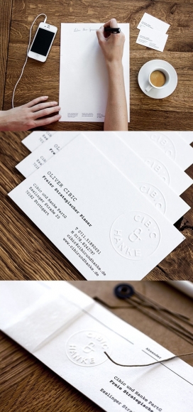 Cibic & Hanke镂空浮雕品牌设计