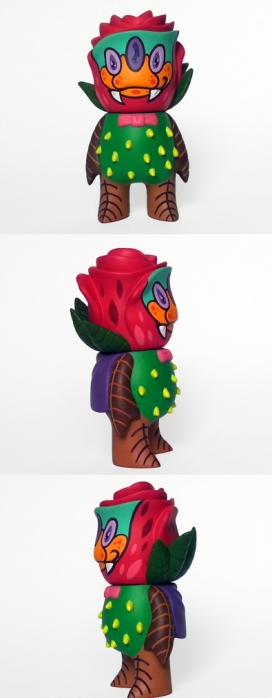 丙烯酸喷漆树脂怪兽玩具设计