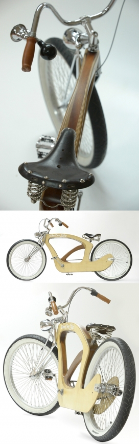 Woodcore bike-木质框架电动自行车设计