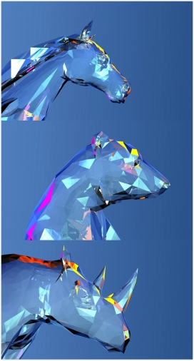SPECIES-菱形晶体几何动物设计