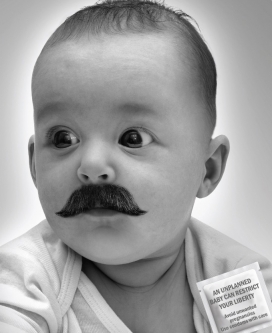 长胡子的儿童宝宝-使用安全套小心PSA