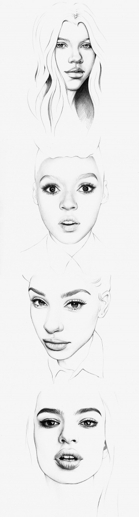 SketchingSeason-手绘人像素描欣赏