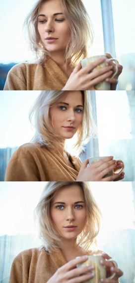 Katherine-品咖啡的女子