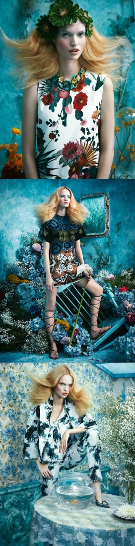 路易莎-Glamour魅力意大利2015年4月-现代时尚洛可可风格的视觉魅力