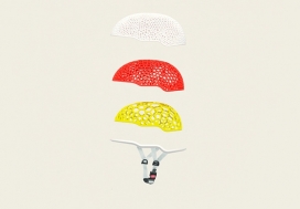 DIATHOM HELMET“蘑菇”头盔帽设计
