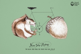 布宜诺斯艾利斯公共自行车系统平面广告