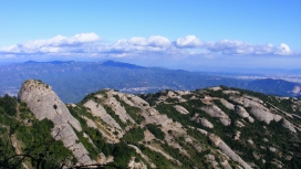 加勒比海蒙特塞拉特荒山壁纸