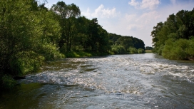 高清晰小河壁纸