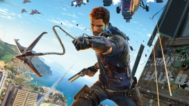 快来抓钩!《正当防卫3(Just Cause 3)》电影剧照壁纸