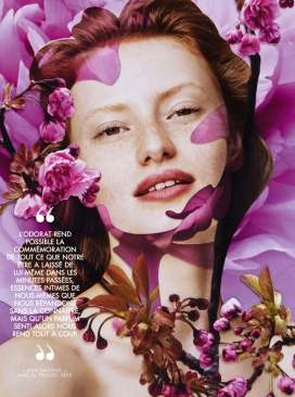 斯蒂芬妮-ELLE法国2015年5月15日-时尚花瓣时装秀