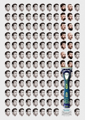 Wilkinson Sword刮胡刀平面广告