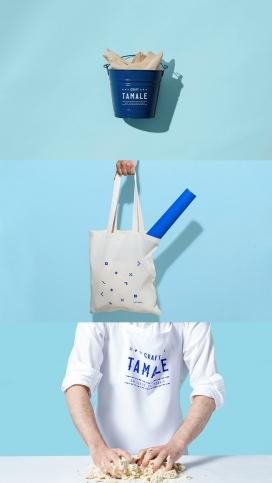 加利福尼亚州Craft Tamale-餐厅品牌设计-专门从事玉米粉蒸肉，对墨西哥菜最有代表性的菜肴之一。