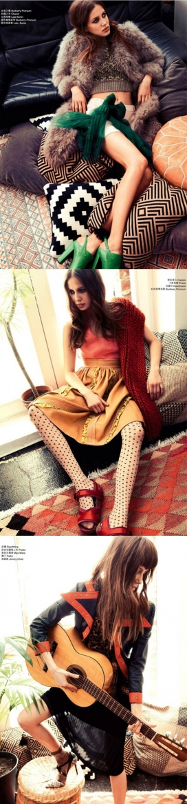 嘉人Marie Claire22015年春季-放荡不羁的外表