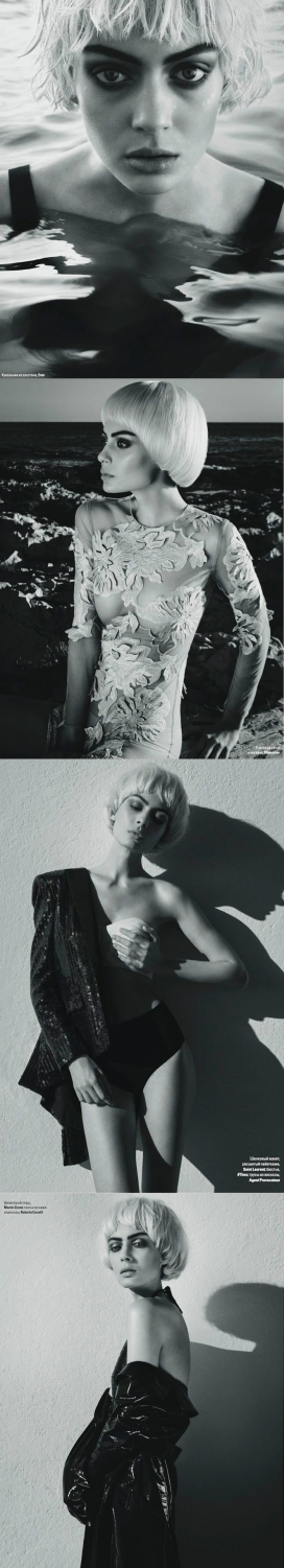 VOGUE时尚乌克兰2015年5月-现代的外观彩妆秀