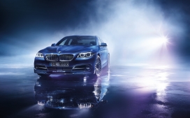 高清晰宝马bmw alpina b6跑车正面壁纸