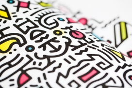 OFFF UNMASKED-象形字母插画书籍设计