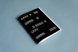 ABSURDITÄT UND RAUM-黑色品牌宣传册设计