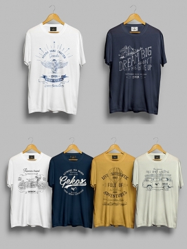 Gekox apparelT恤衫品牌设计