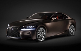 高清晰雷克萨斯混合动力车LF-CC 桌面壁纸下载