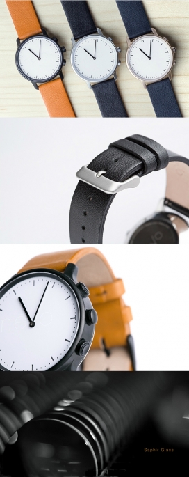 现代简约相结合的手表设计
